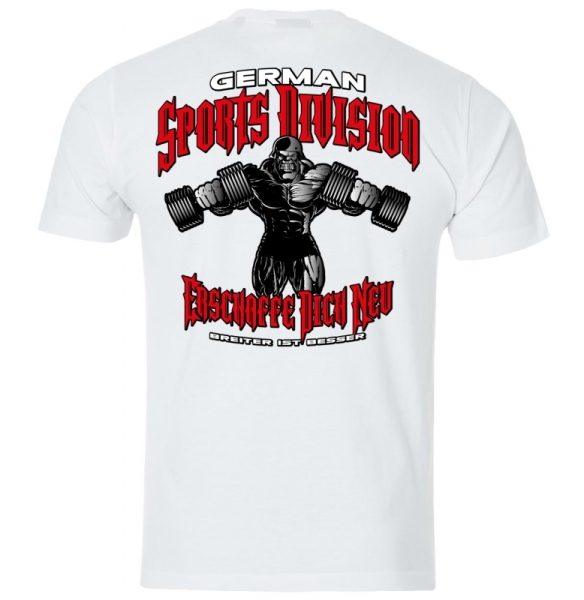 Frauen T-Shirt - Sport Division - weiß Frauen T-Shirt - Sport Division - weiß