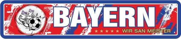 Blechschild - Straßenschild Bayern - XXL Version - S217 (400) Blechschild - Straßenschild Bayern - XXL Version - S217 (400)