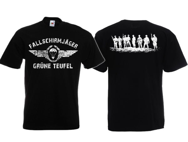 T-Hemd - Grüne Teufel - Fallschirmjäger T-Hemd - Grüne Teufel - Fallschirmjäger
