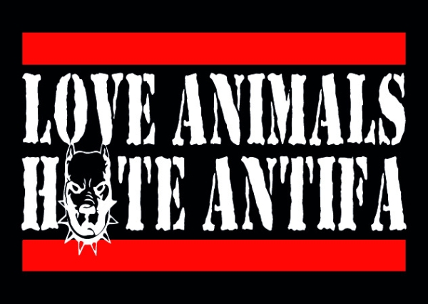 Love Animals - Hate Antifa - Aufkleber Paket 10 Stück Love Animals - Hate Antifa - Aufkleber Paket 10 Stück
