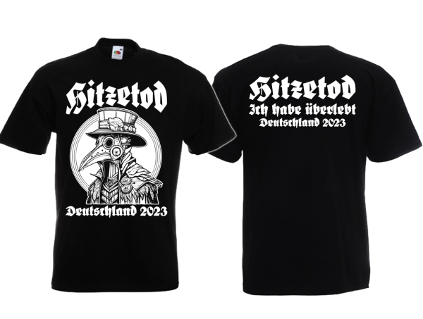 Frauen T-Shirt - Hitzetod - Deutschland 2023 - Motiv 1 Frauen T-Shirt - Hitzetod - Deutschland 2023 - Motiv 1