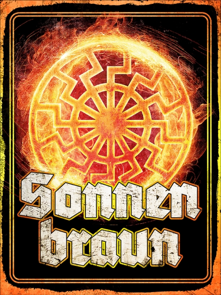 Blechschild - 20x30cm - Sonnenbraun Blechschild - 20x30cm - Sonnenbraun
