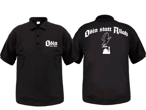 Polo-Shirt - Odin statt Allah Polo-Shirt - Odin statt Allah