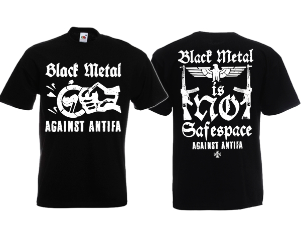 T-Hemd - Black Metal - Against Antifa - Motiv 2 T-Hemd - Black Metal - Against Antifa - Motiv 2
