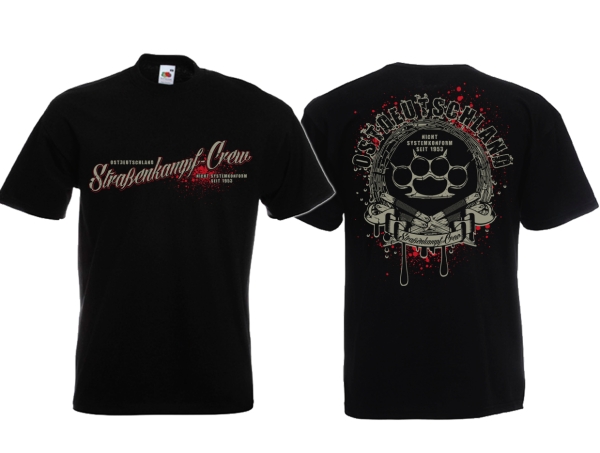 Frauen T-Shirt - Ostdeutschland - Straßenkampf-Crew Frauen T-Shirt - Ostdeutschland - Straßenkampf-Crew