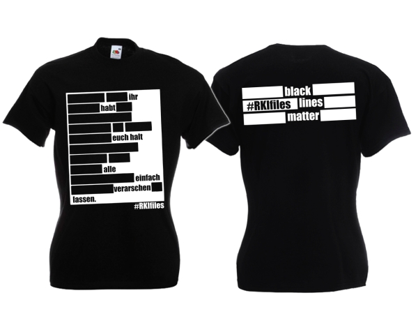 Frauen T-Shirt - RKI Files - schwarz Frauen T-Shirt - RKI Files - schwarz