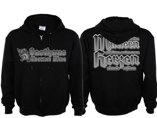 Frauen Kapuzenjacke - Eiserner Löwe - Logo - schwarz Frauen Kapuzenjacke - Eiserner Löwe - Logo - schwarz