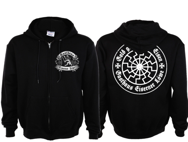 Kapuzenjacke - Eiserner Löwe - Gold gab ich für Eisen - schwarz Kapuzenjacke - Eiserner Löwe - Gold gab ich für Eisen - schwarz