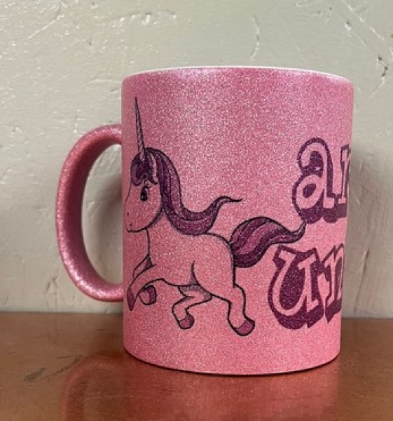 Glitzer Tasse - pink - Aryan Unicorn Glitzer Tasse - pink - Aryan Unicorn