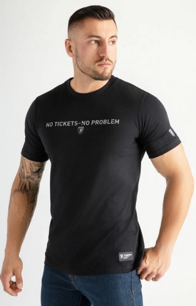 PG Wear - T-shirt - “No Tickets” - Schwarz ()