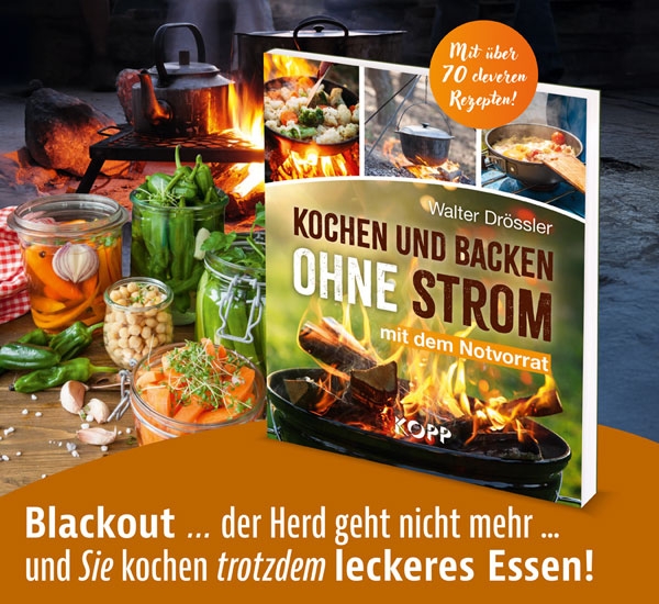 Buch - Kochen und backen ohne Strom mit dem Notvorrat Buch - Kochen und backen ohne Strom mit dem Notvorrat