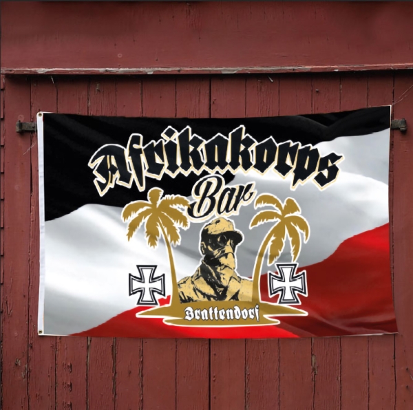 Fahne - Afrikakorps Bar Brattendorf Fahne - Afrikakorps Bar Brattendorf