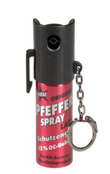 Pfefferspray - Lady Pink &quote;Schutzengel&quote; - 15 ml - mit Schlüsselring