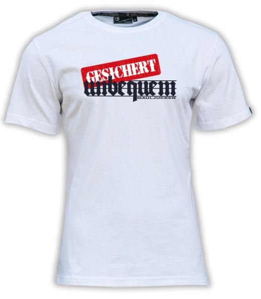 Erik & Sons - T-Shirt - MJ GESICHERT UNBEQUEM - weiß Erik & Sons - T-Shirt - MJ GESICHERT UNBEQUEM - weiß