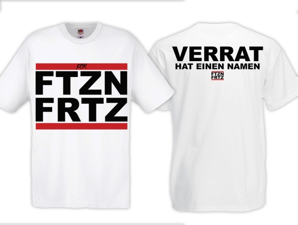 Frauen T-Shirt - FTZN FRTZ - Verrat hat einen Namen - weiß
