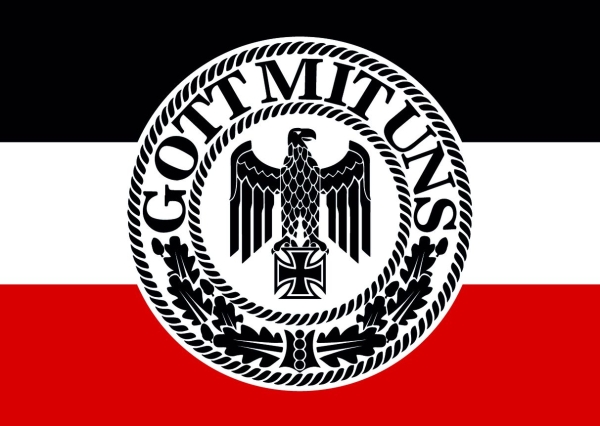 Gott mit uns - Aufkleber Paket 10 Stück