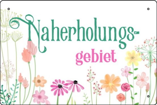 Blechschild - Naherholungsgebiet - BS259 (452)