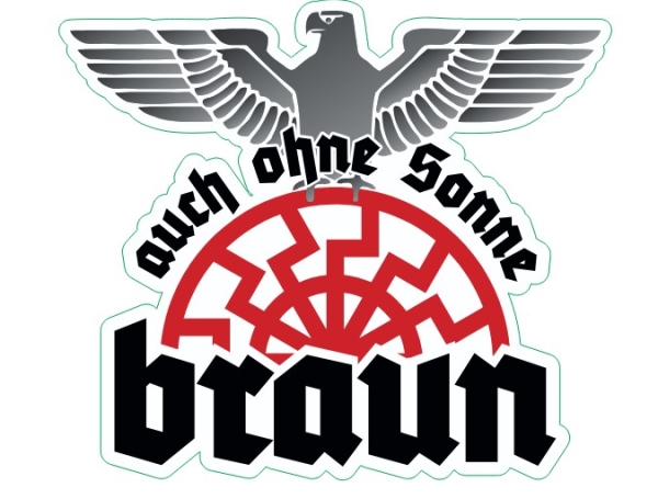 PVC Aufkleber - Auch ohne Sonne braun