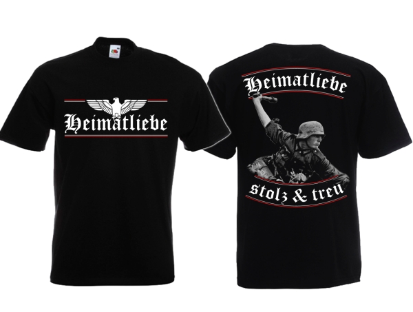 T-Hemd - Heimatliebe - stolz & treu - Motiv 1
