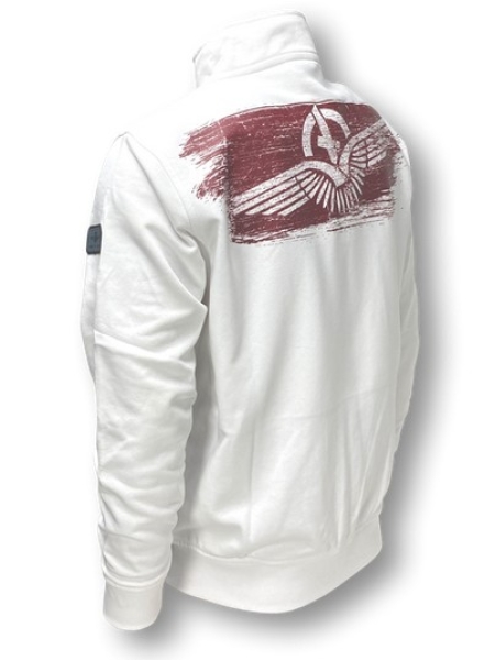 Erik & Sons - Sweatjacke - NAEROY - weiss