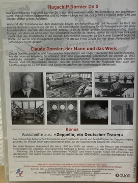 DVD - Flugschiff Dornier Do X - Claude Dornier, der Mann und das Werk DVD - NEU +++EINZELSTÜCK+++