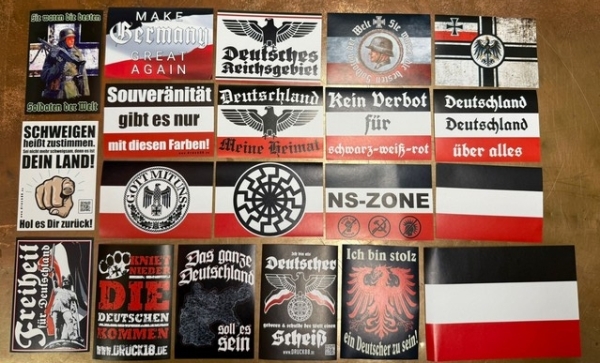 Aktivisten Paket - DEUTSCHLAND - 200 Stück + Multifunktionstuch - Abschiebehelfer Aktivisten Paket - DEUTSCHLAND - 200 Stück + Multifunktionstuch - Abschiebehelfer