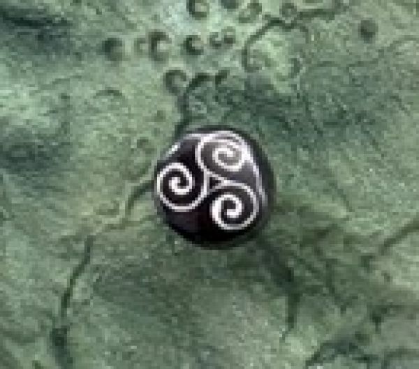 Piercing - Triskele - Tunnel - 10 mm - Ohrschmuck +++EINZELSTÜCK+++