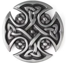 Gürtelschnalle - keltisches Kreuz AEP - Motiv 1