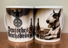 Tasse - Reichsbräu - Bullterrier Tasse - Reichsbräu - Bullterrier