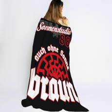 Kuscheldecke - Auch ohne Sonne braun Kuscheldecke - Auch ohne Sonne braun