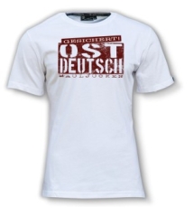 Erik & Sons - T-Shirt - MJ OSTDEUTSCH - weiss/weinrot