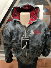 Harrington Jacke - Division Deutschland - mit Kapuze - Nightcamo