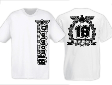 T-Hemd - Division 18 - weiß T-Hemd - Division 18 - weiß