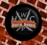 Button - Burn Down - Motiv 1 Button - Burn Down - Motiv 1