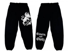 Jogginghose - Eiserner Löwe - Eisern und Stolz - schwarz Jogginghose - Eiserner Löwe - Eisern und Stolz - schwarz