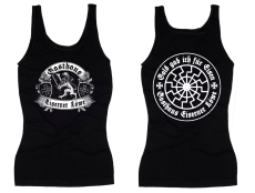 Frauen Top - Eiserner Löwe - Gold gab ich für Eisen - schwarz