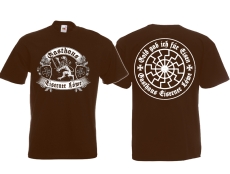 Frauen T-Shirt - Eiserner Löwe - Gold gab ich für Eisen - braun