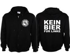 Kapuzenjacke - Love Beer - Hate Antifa
