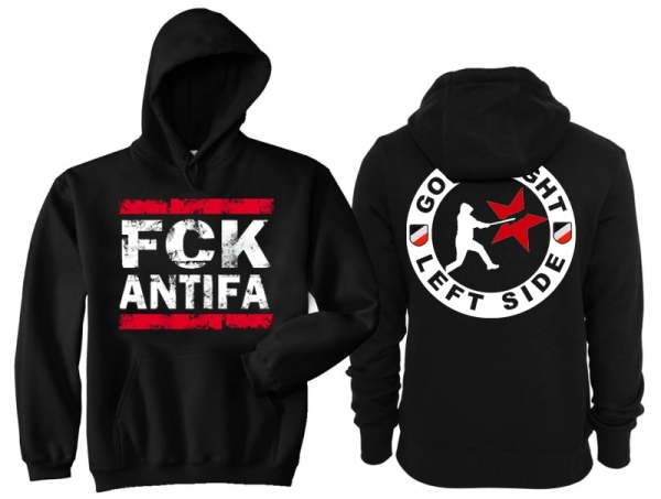 Frauen - Kapuzenpullover - FCK Antifa - Motiv 2 Frauen - Kapuzenpullover - FCK Antifa - Motiv 2