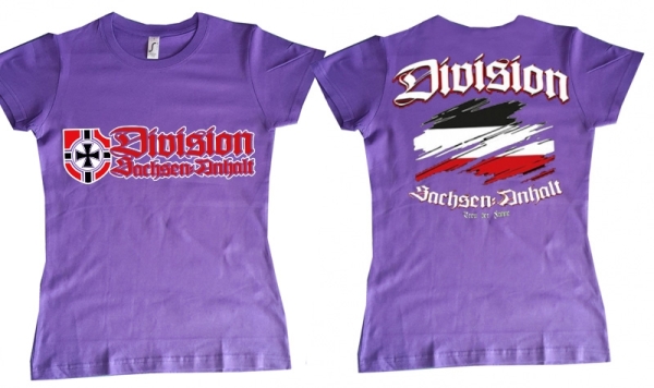 Frauen T-Shirt - Division Sachsen-Anhalt - lila Frauen T-Shirt - Division Sachsen-Anhalt - lila