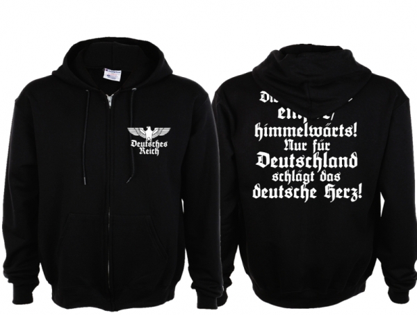 Frauen Kapuzenjacke - Deutsches Herz Frauen Kapuzenjacke - Deutsches Herz