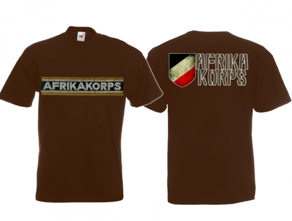 T-Hemd - Afrika Korps - braun - Motiv 2 T-Hemd - Afrika Korps - braun - Motiv 2
