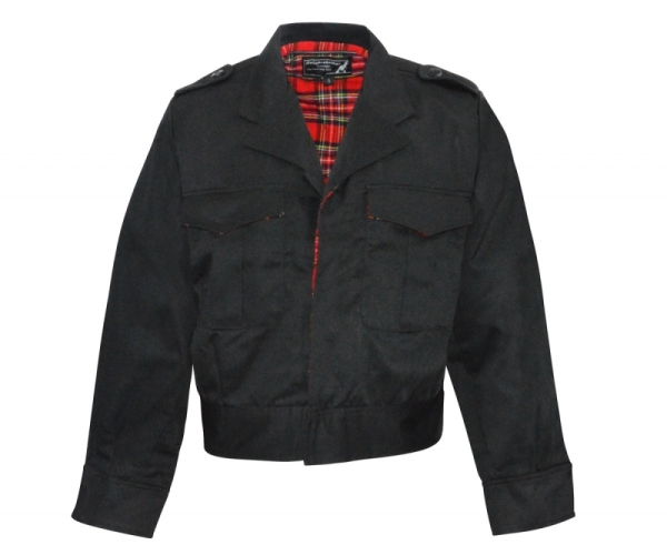 Jacke - KB IKE - Retro-Stil - schwarz Jacke - KB IKE - Retro-Stil - schwarz