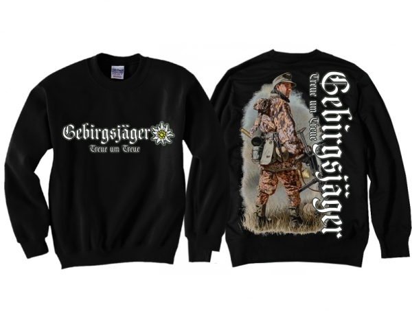 Pullover - Gebirgsjäger - schwarz Pullover - Gebirgsjäger - schwarz