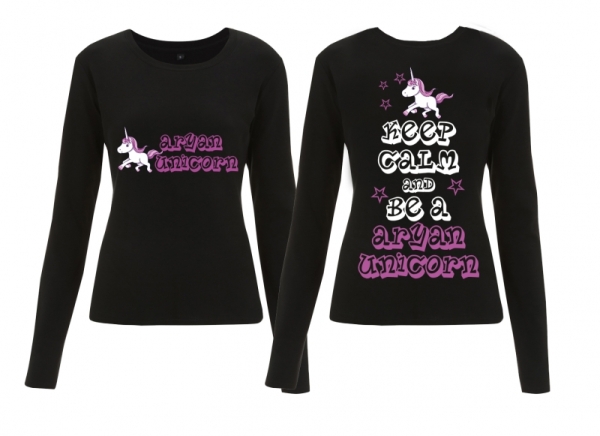 Frauen - Sweatshirt - Aryan Unicorn - schwarz Frauen - Sweatshirt - Aryan Unicorn - schwarz
