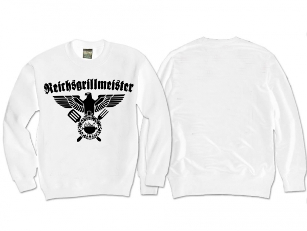 Pullover - Reichsgrillmeister - weiß Pullover - Reichsgrillmeister - weiß