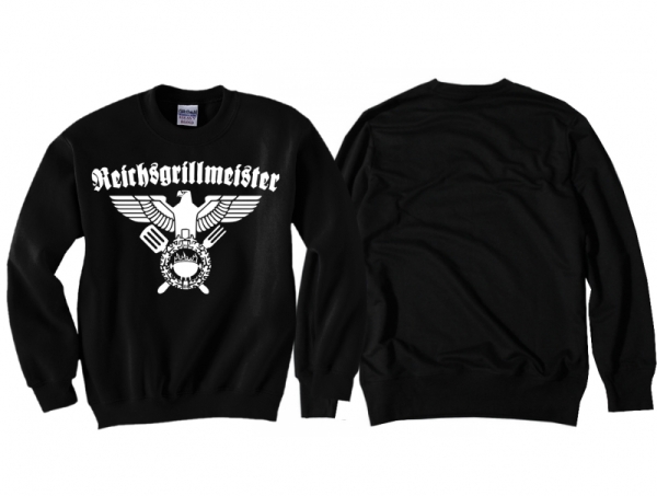 Pullover - Reichsgrillmeister - schwarz Pullover - Reichsgrillmeister - schwarz