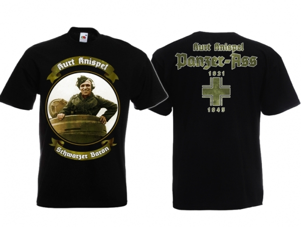T-Hemd - Kurt Knispel - schwarz T-Hemd - Kurt Knispel - schwarz