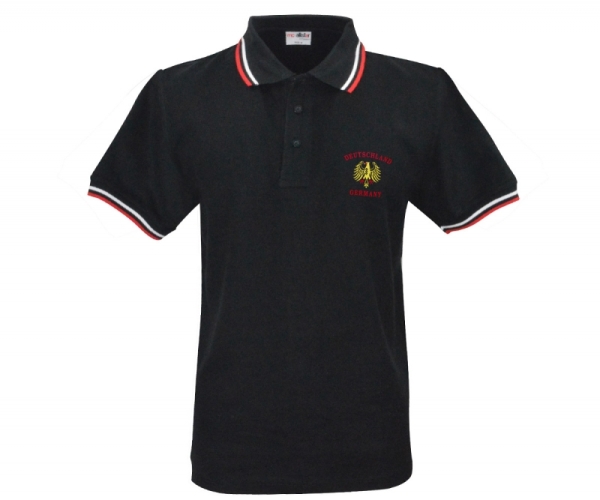 Polo-Shirt - Deutschland - gestickt Polo-Shirt - Deutschland - gestickt
