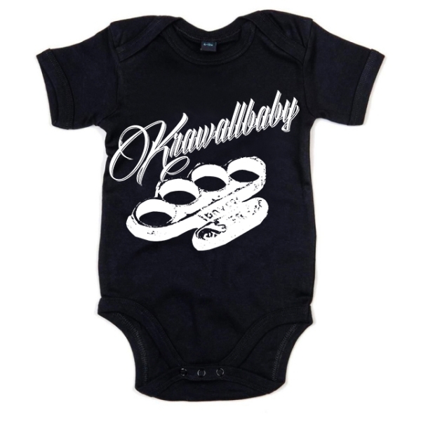Baby-Bodie - Krawallbaby - weiß Baby-Bodie - Krawallbaby - weiß